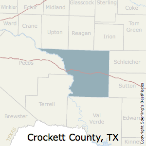 crockett county texas voting map